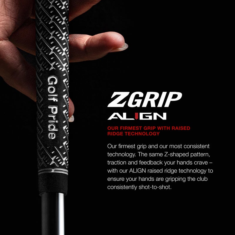 Golf Pride ZGrip Cord ALIGN Golf Grip - Firm, Textured Club Grip - Replacement Kit - Premium Supplies - Standard - Image 2
